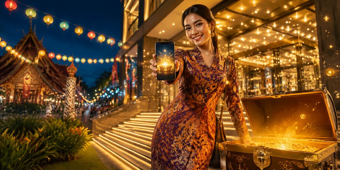 Promosi loteri dan hadiah menarik dw6900 di Sarawak dengan tema batik